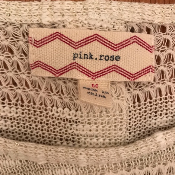 Pink Rose Knit Top - Picture 6 of 7